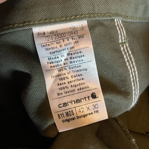 Carhartt B11 pants size 42/30 - Picture 7 of 8